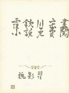 霍钦川宋书汀的小说免费阅读无弹窗
