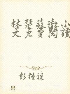 林楚苏彻小说全文免费阅读