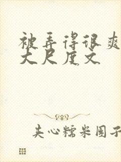 被弄得很爽～h大尺度文