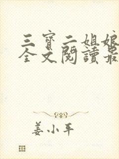 三宝二姐娘小说全文阅读最新章节封面