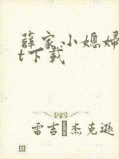 薛家小媳妇txt下载