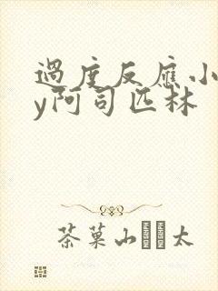 过度反应小说by阿司匹林封面