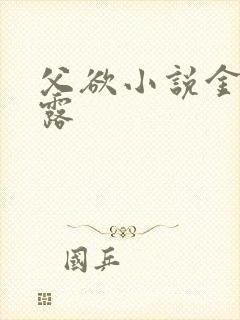 父欲小说金银花露封面