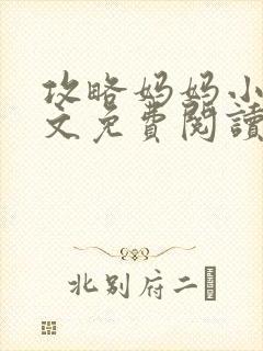 攻略妈妈小说全文免费阅读笔趣阁封面