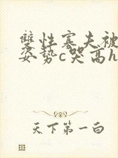 双性寡夫被各种姿势c哭高h小说在线阅读封面