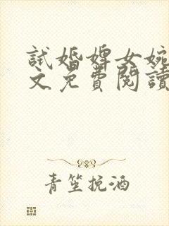 试婚婢女婉娘全文免费阅读封面