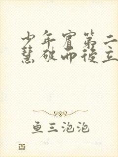 少年宾第二部珏慧破而后立