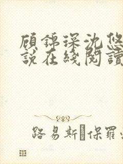 顾锦琛沈悠然小说在线阅读封面