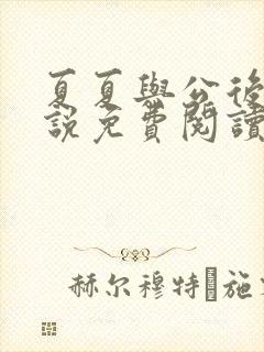 夏夏与公后续小说免费阅读