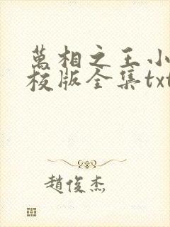 万相之王小说精校版全集txt封面