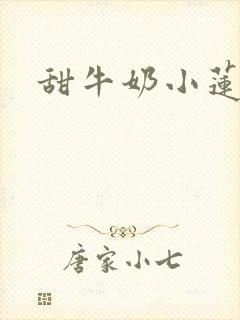 甜牛奶小莲小说封面