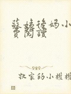 苏姨后妈小说免费阅读