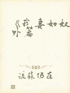《我妻如奴》番外篇