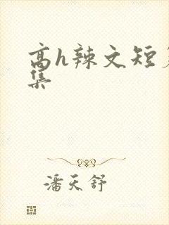 高h辣文短篇合集封面