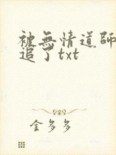 被无情道师弟倒追了txt