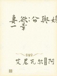 妻欲:公与媳第一章封面