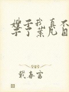 嫂子我真不是傻子了叶凡目录封面