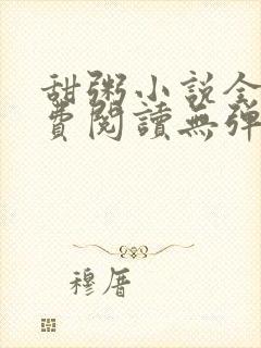 甜粥小说全文免费阅读无弹窗