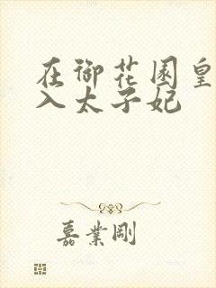 在御花园皇上进入太子妃封面