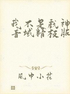 我不是戏神三九音域精校版下载