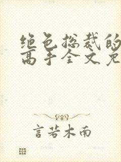 绝色总裁的超级高手全文免费阅读封面