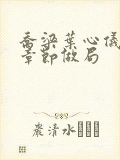 乔梁叶心仪最新章节做局封面