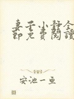 妻子小静全部章节免费阅读小说封面