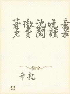 萧彻沈晚意全文免费阅读最新章节l09