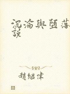 沉沦与堕落的小说封面