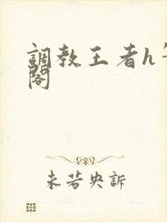 调教王者h笔趣阁