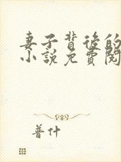 妻子背后的秘密小说免费阅读