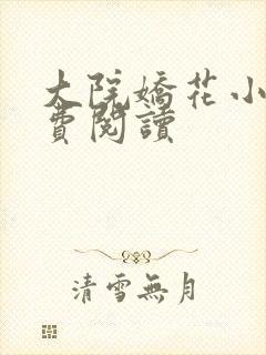 大院娇花小说免费阅读