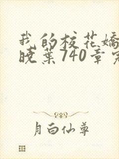 我的校花娇妻秦晓叶740章完整版