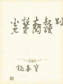 小说大叔别撩我免费阅读封面