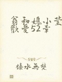 翁和媳小莹浴室欢爱52章封面