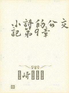 小诗的公交车日记第9章封面