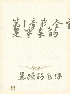 第1章我全家都是穿来的封面
