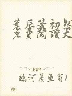 叶辰萧初然小说免费阅读大结局封面