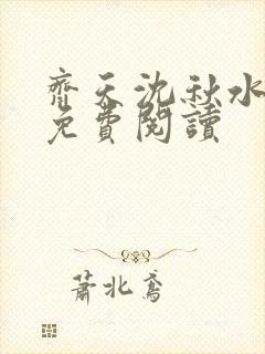 齐天沈秋水小说免费阅读