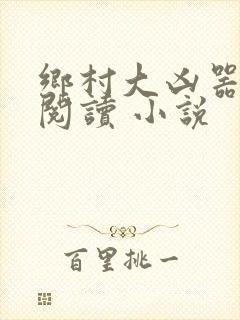 乡村大凶器在线阅读 小说