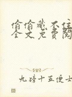 偷偷藏不住竹已全文免费阅读全文