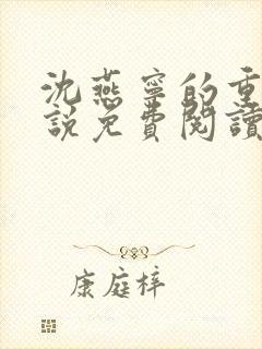 沈燕宁的重生小说免费阅读