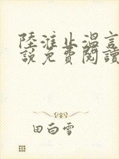 陆淮止温言溪小说免费阅读最新章节封面