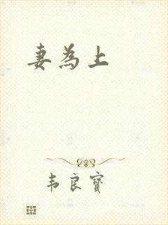 妻为上封面