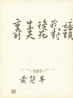 重生后我嫁给了前夫死对头/