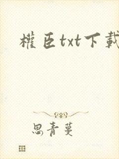 权臣txt下载