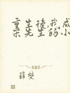 重生后,我成了宋先生的小祖宗