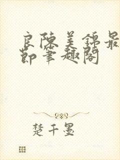 良陈美锦最新章节笔趣阁
