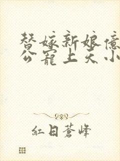替嫁新娘亿万老公宠上天小说下载封面