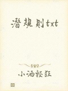 潜规则txt